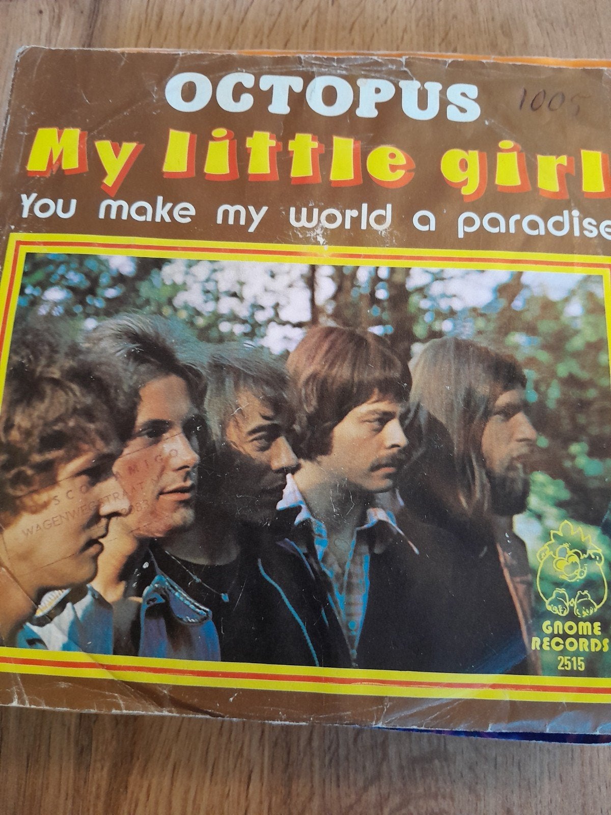 Octopus 7inch my little girl, Ophalen of Verzenden, Zo goed als nieuw, Pop
