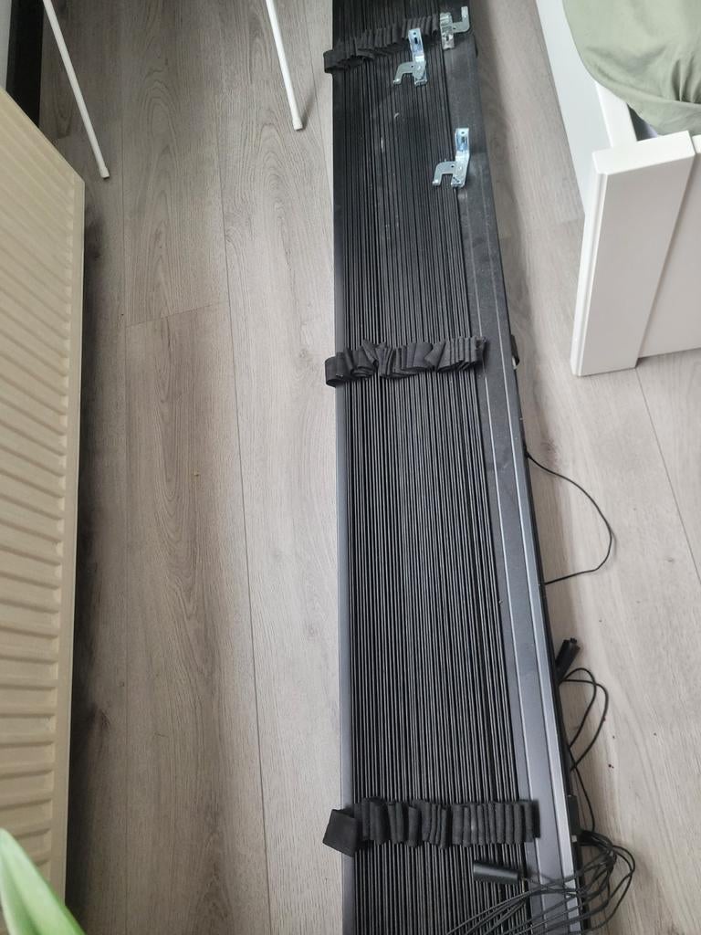 Houten jaloezie zwart hout, Ophalen