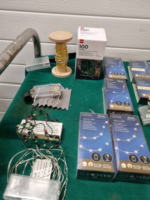Kerstverlichting led op baterijen veel verschillende [a741], Diversen, Kerst, Ophalen of Verzenden, 'T Olde Gre-j, Info@toldegrej.nl