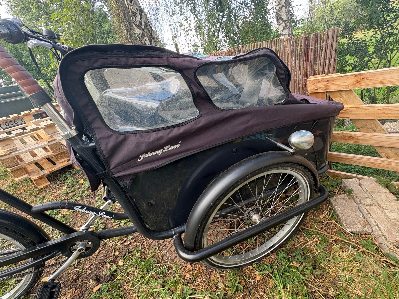Johnny Loco bakfiets cover - Hoes voor bakfiets, Ophalen, Gebruikt, Johnny Loco, Huif