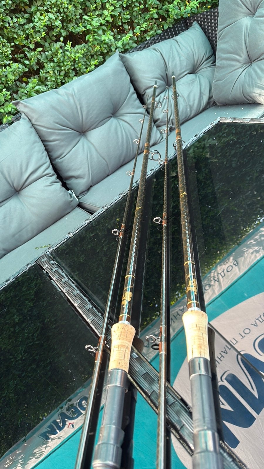 2 Unieke Ton Temming Challenger 3 12ft 1.75/2lb, Ophalen, Zo goed als nieuw, Werphengel