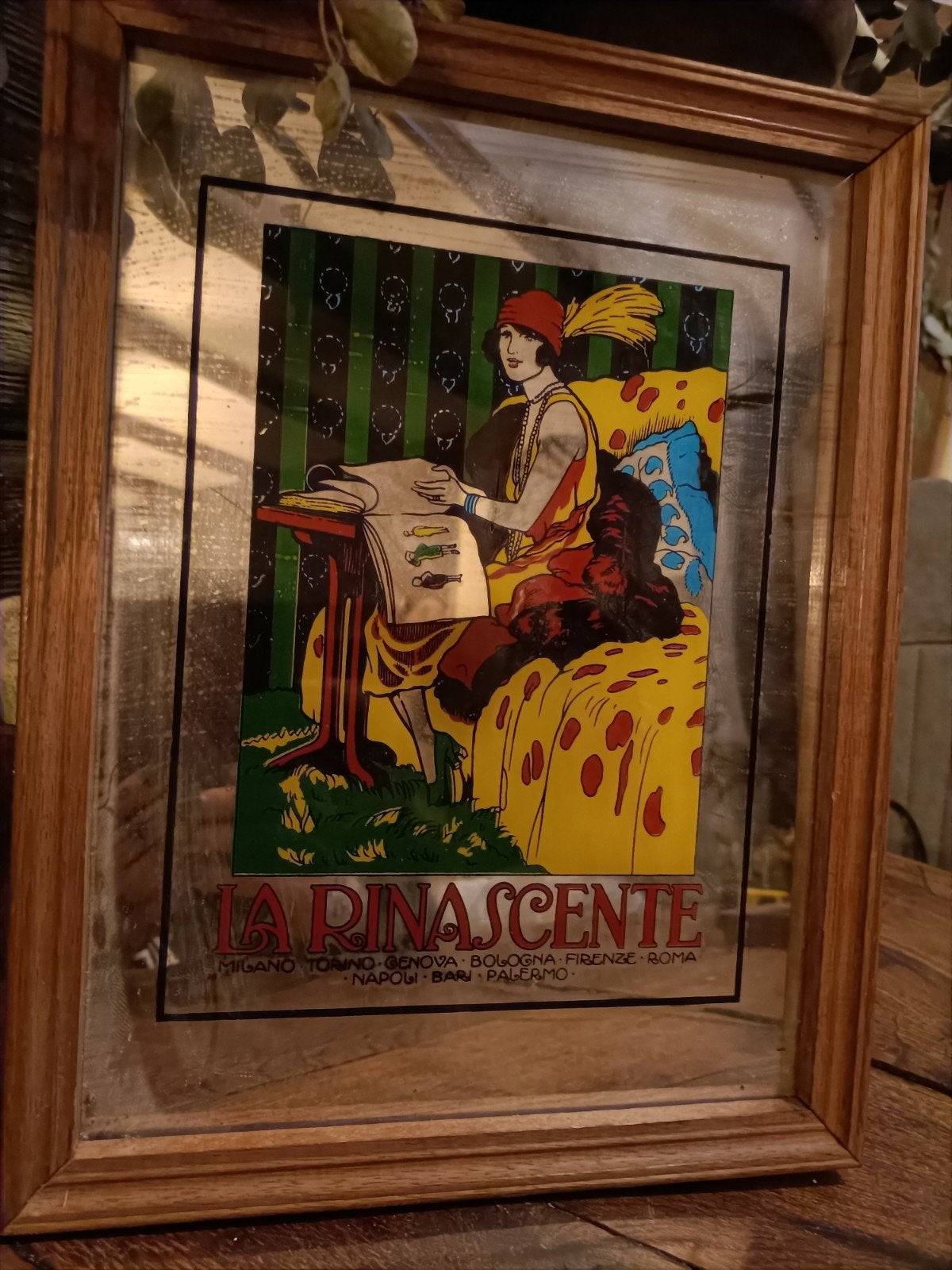 Spiegel Frans la rinascente brocante, Ophalen of Verzenden