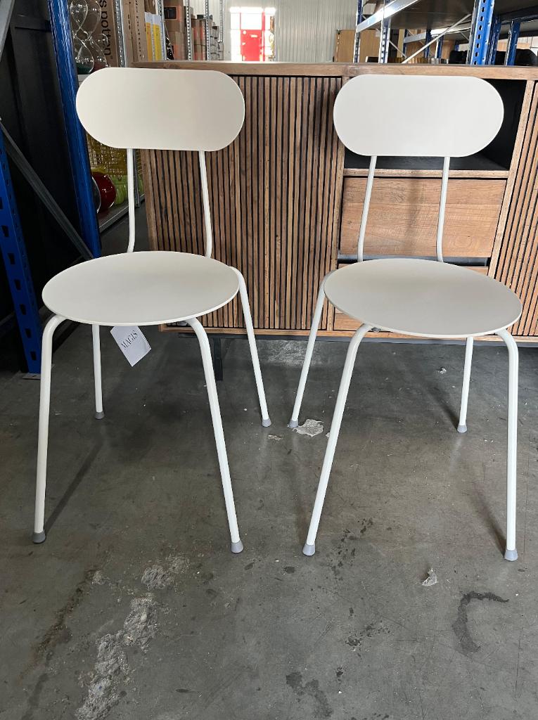 Magis Mariolina Stoel Wit | Van €170 per stuk, nu, Magis, Twee, Magis, Wit