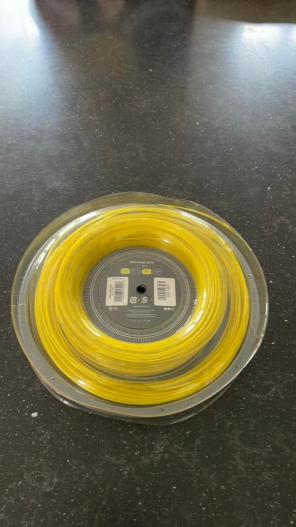 Dunlop Explosive Bite Tennis Snaar 1.30 mm - Zo goed als nie, Sport en Fitness, Tennis, Grip of Snaar, L00, Ophalen of Verzenden