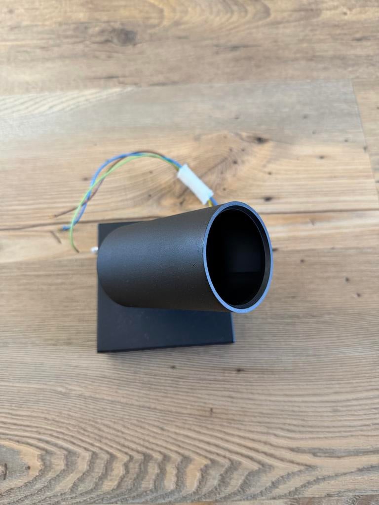 Philips Kosipo plafond-/wandspot - Zwart, Huis en Inrichting, Lampen | Spots, Ophalen, Zo goed als nieuw, Metaal of Aluminium