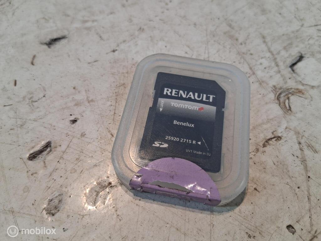 SD kaart navigatie Renault Zoe ('13-'24) 259202715R, Gebruikt, Renault, Ophalen of Verzenden, Renault