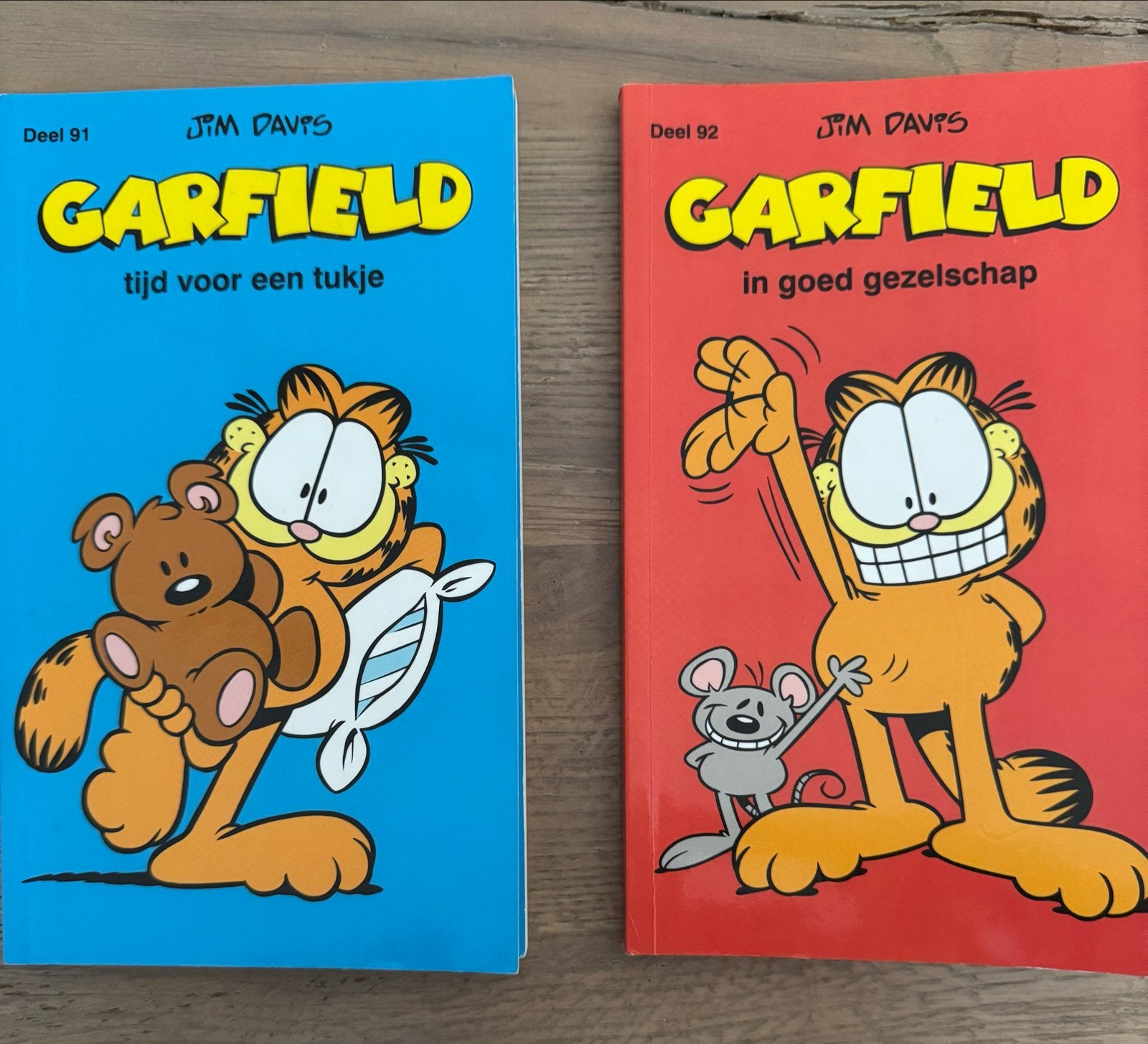 Garfield stripboeken - Deel 91 en 92, Meerdere stripboeken, Ophalen of Verzenden, Zo goed als nieuw