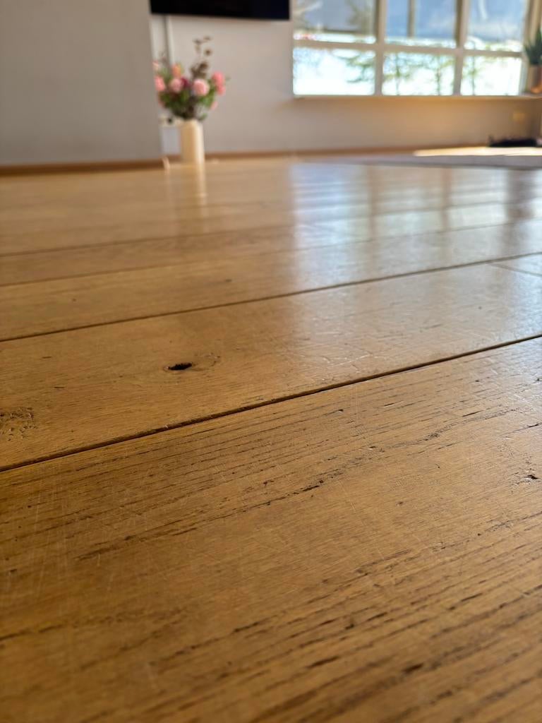 Franse eikenvloer 57m2 - Rustieke charme voor uw huis, Ophalen, Gebruikt, Vloerdelen of -planken, 10 m² of meer