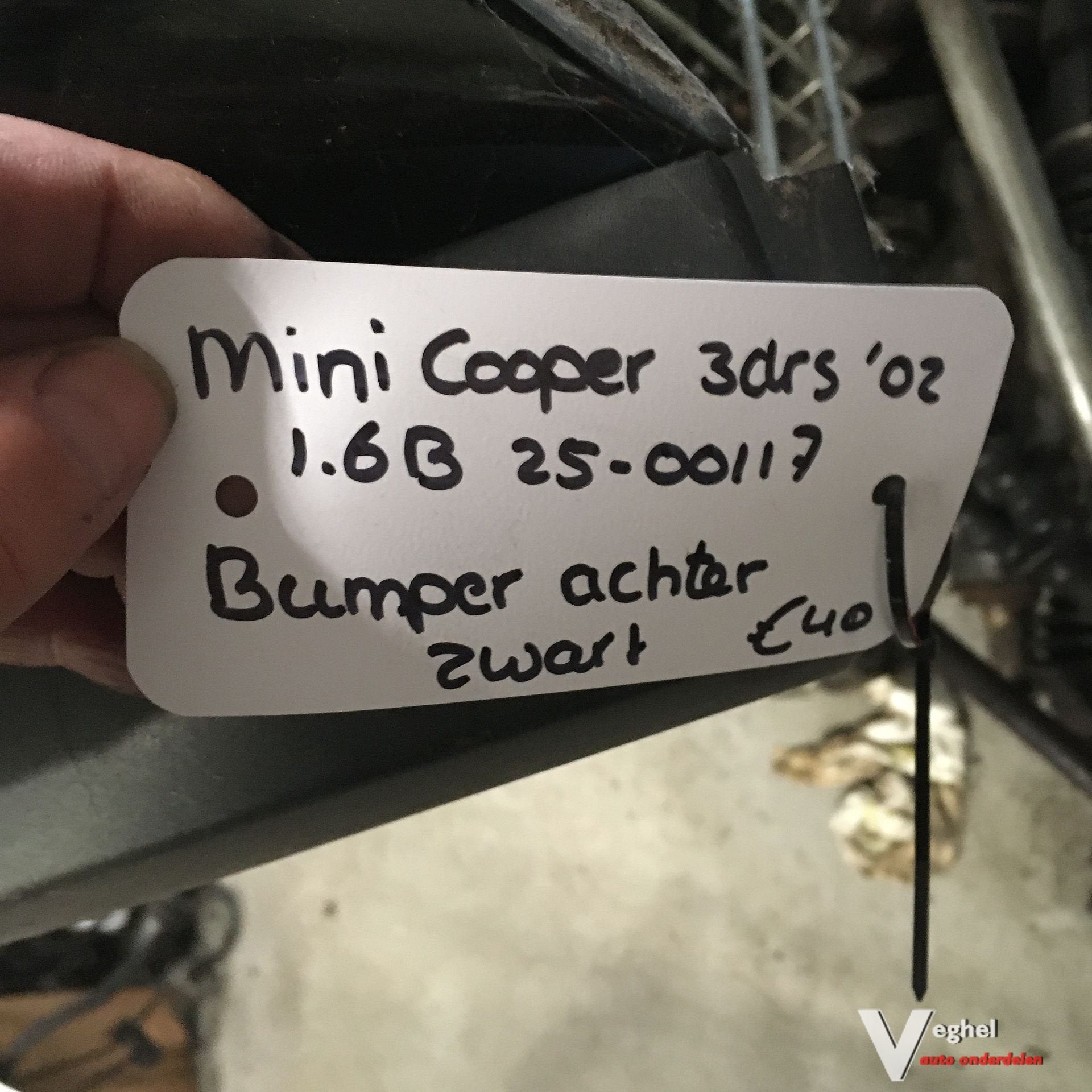 Mini Cooper 2003 2500117  Achterbumper, Ophalen, Gebruikt, -, -