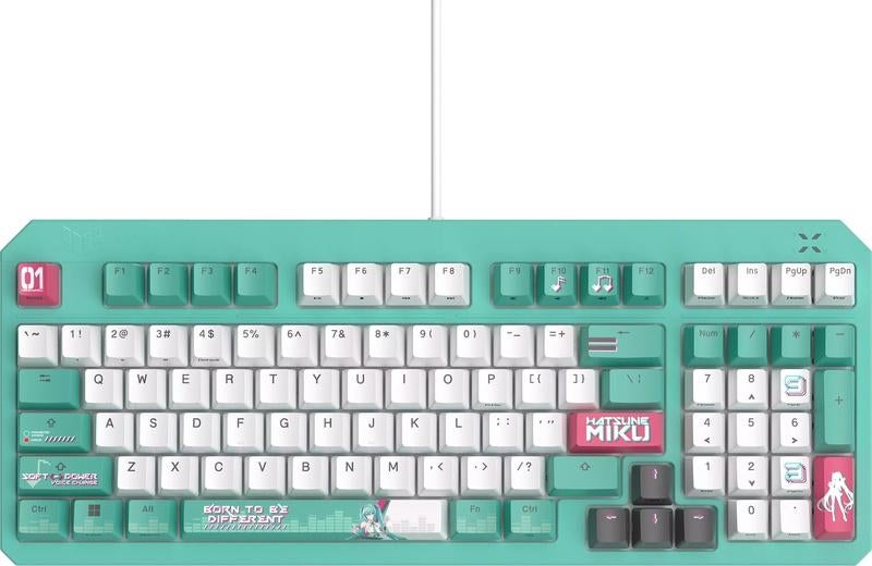 ASUS TUF Gaming K3 Gen II Hatsune Miku toetsenbord keyboard, Ophalen of Verzenden, Zo goed als nieuw
