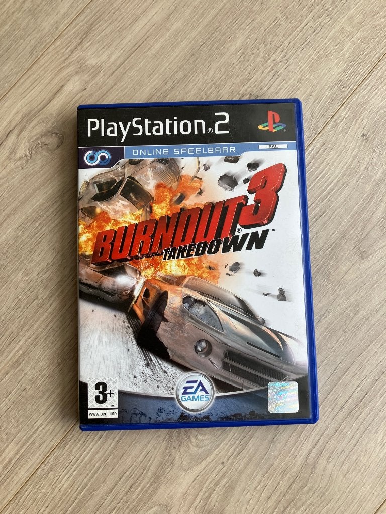 Playstation 2 Burnout 3, Ophalen of Verzenden, Zo goed als nieuw, Met 1 controller