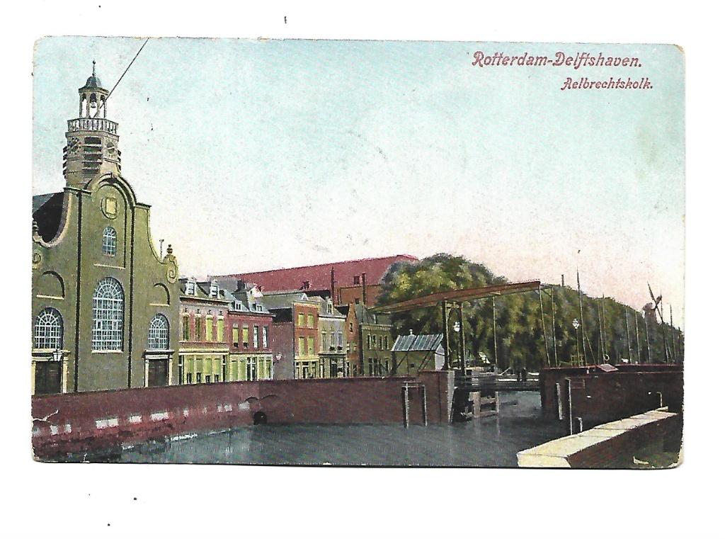 Rotterdam -Aelbrechtskolk, Verzenden, Voor 1920, Gelopen, Zuid-Holland