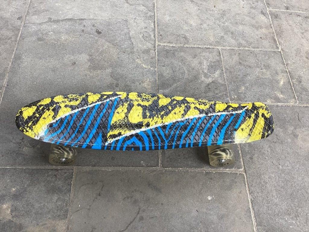 Meketec mini cruiser skateboard, Ophalen, Zo goed als nieuw, Skateboard