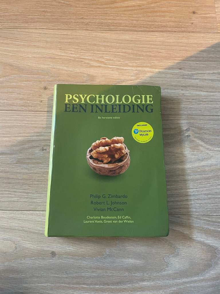 Psychologie: Een Inleiding - 8e herziene editie, Boeken, Ophalen of Verzenden, Zo goed als nieuw