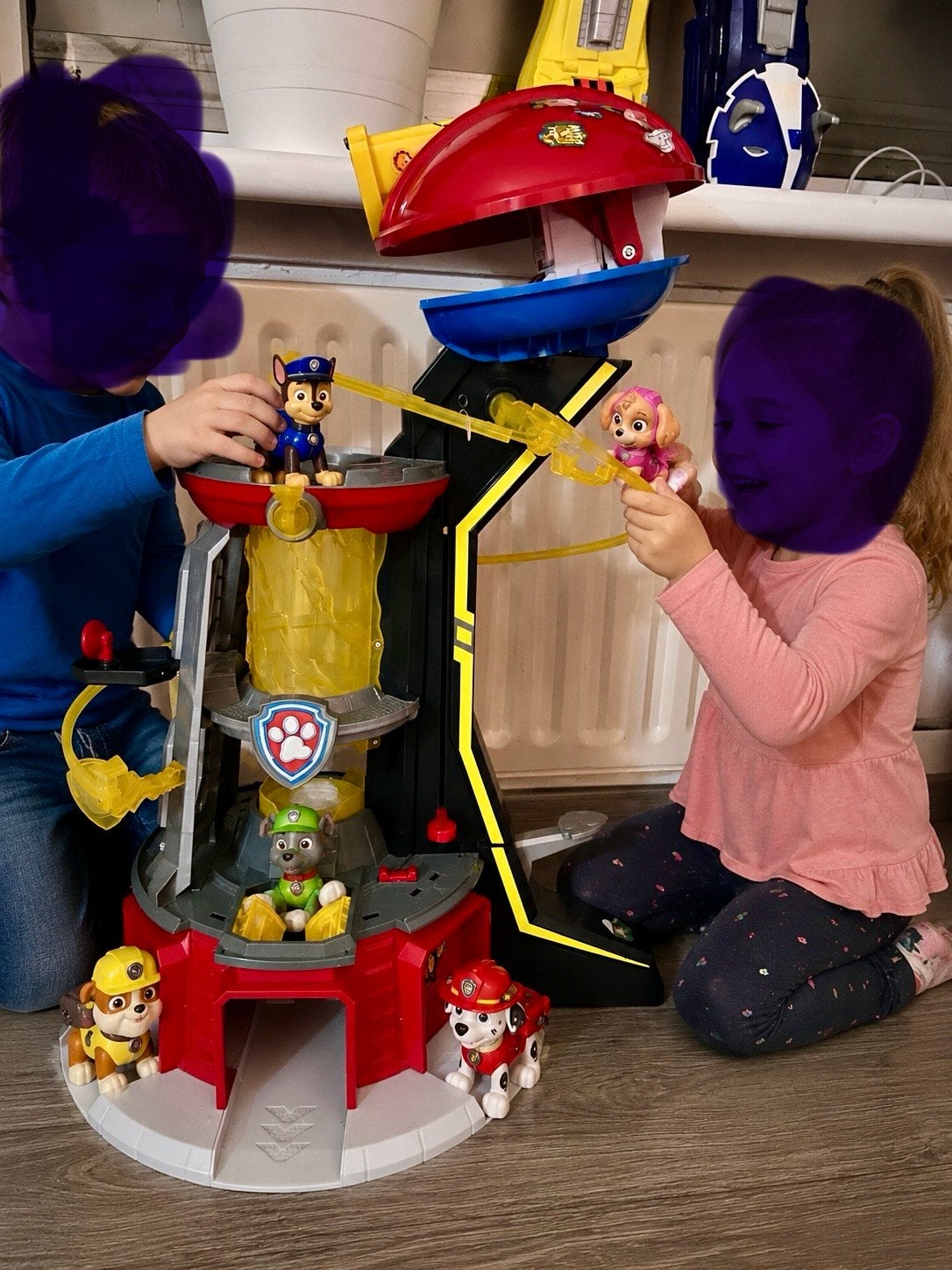 Paw Patrol Mighty Pups Uitkijktoren, Ophalen of Verzenden, Gebruikt