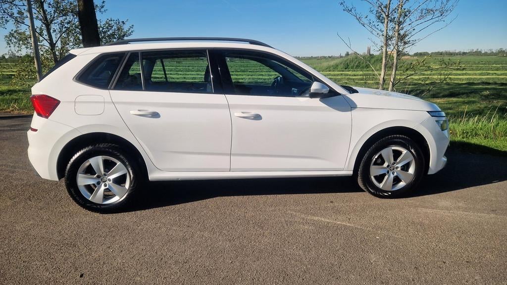 Skoda Kamiq 1.0 TSI Ambition automaat dealer onderh., Gebruikt, Euro 6, Wit, Origineel Nederlands