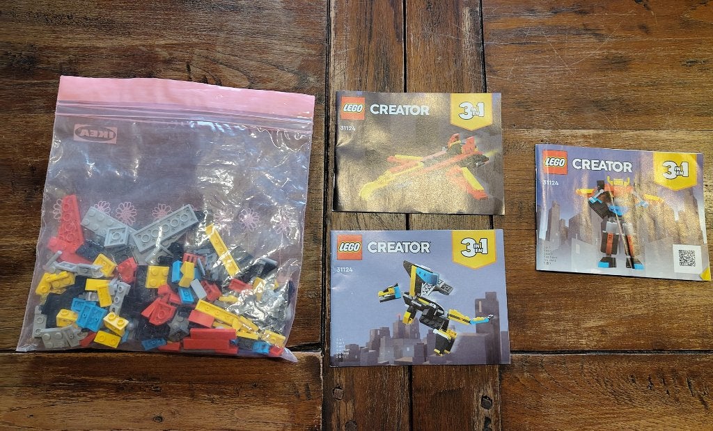 LEGO Creator 31124 - Super Robot 3 in 1 set., Lego, Compleet, Ophalen of Verzenden, Zo goed als nieuw