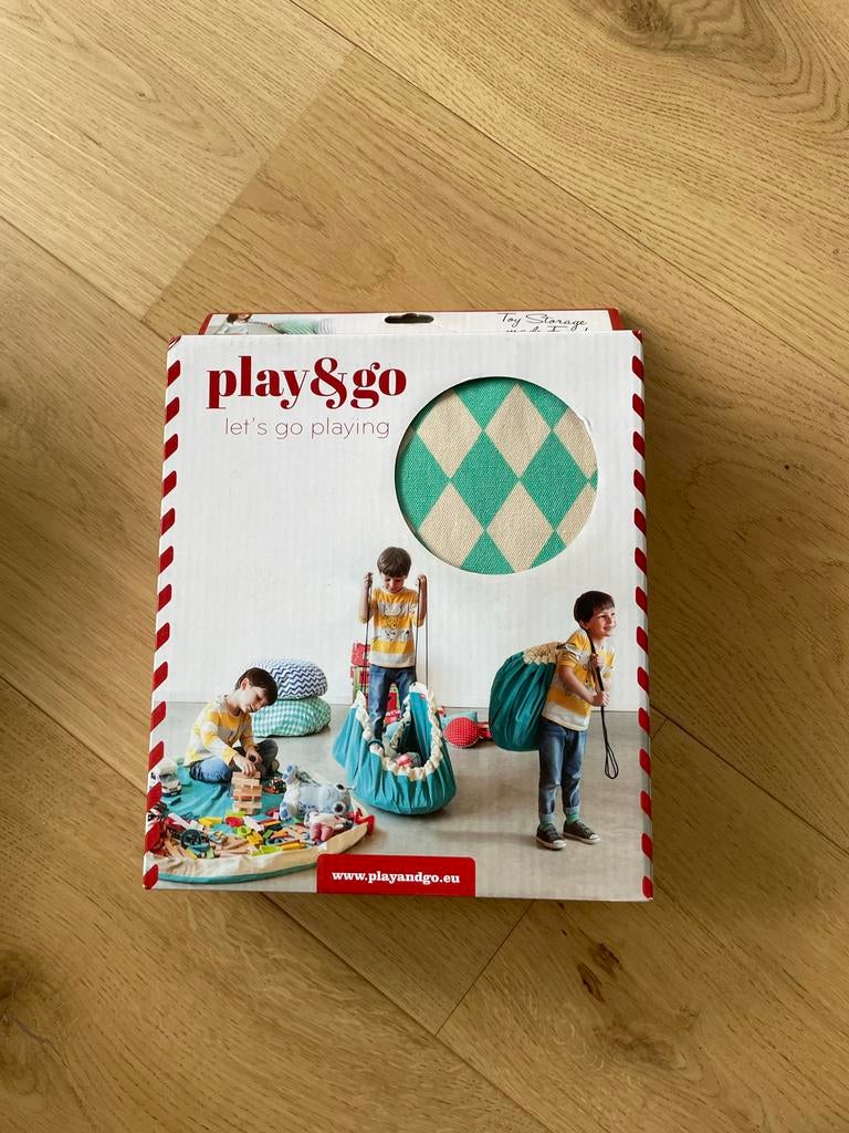 Play & Go Speelkleed/Opbergzak Mint Ruit - Nieuw!, Ophalen of Verzenden, Nieuw