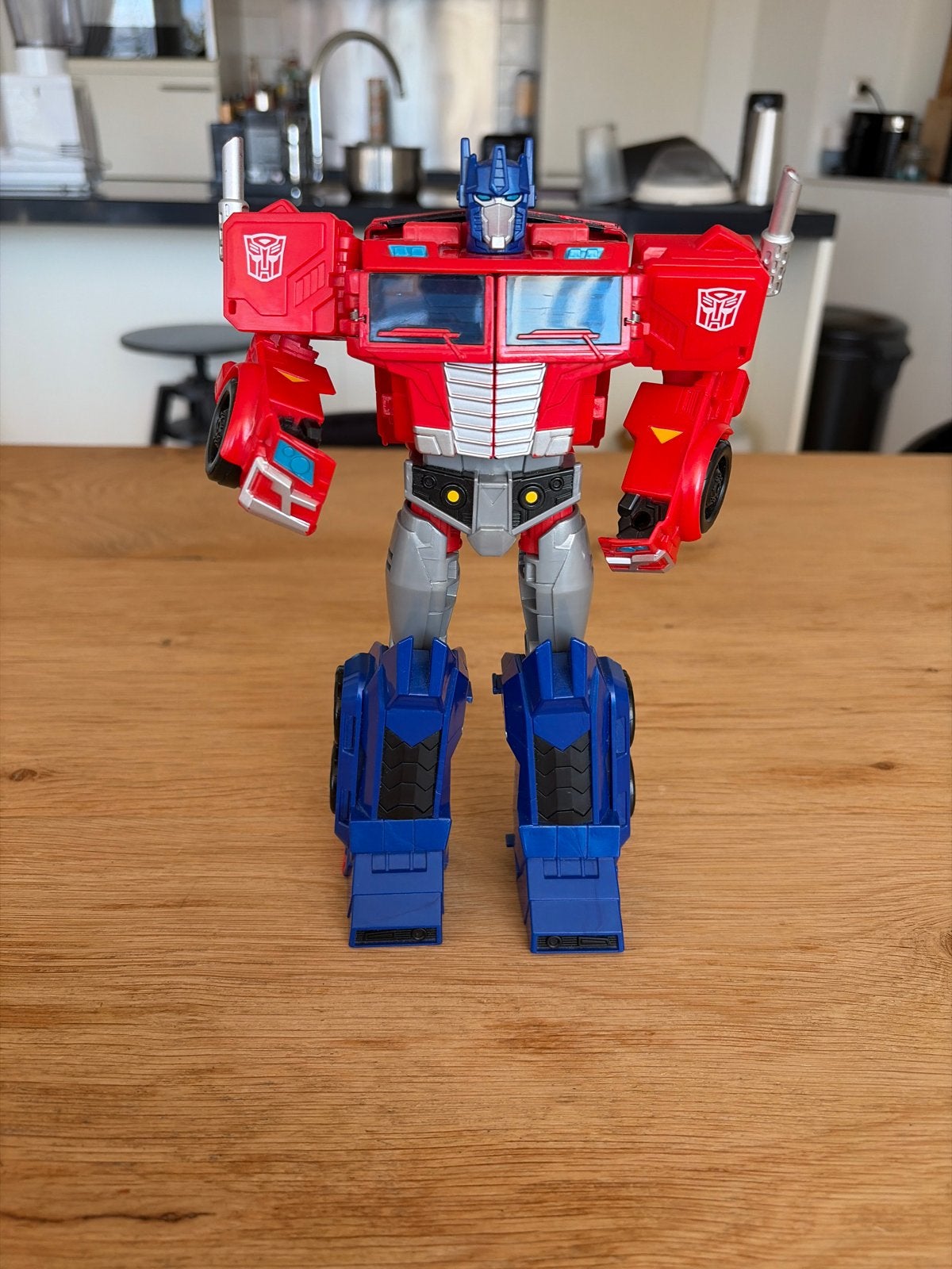 Transformers Optimus Prime Actiefiguur, Kinderen en Baby's, Ophalen, Zo goed als nieuw