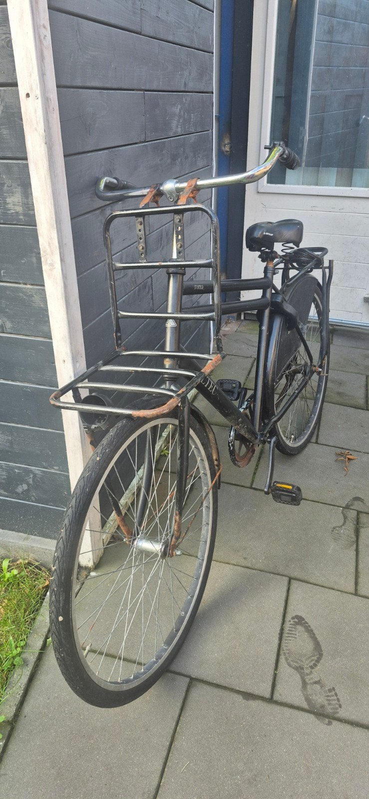 Jongensfiets 28 inch - Ideaal vanaf 12 jaar, 53 tot 57 cm, Ophalen, Gebruikt, Terugtraprem