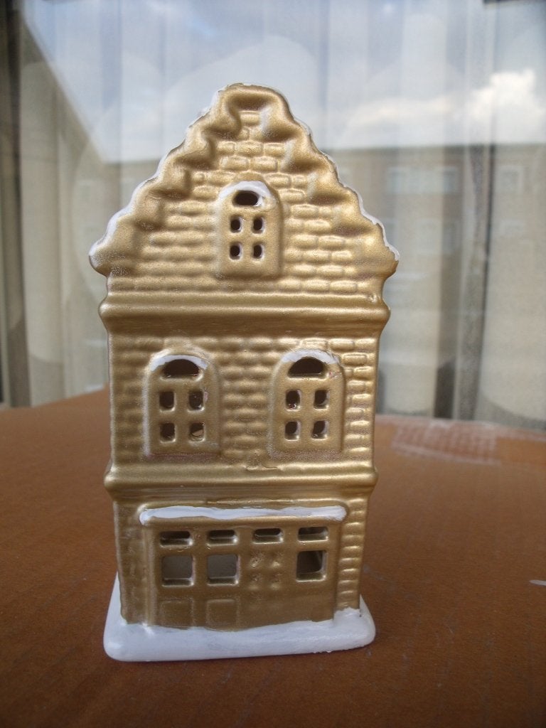 Goud kleurig postcode loterij huisje nummer 2, Diversen, Ophalen of Verzenden, Zo goed als nieuw