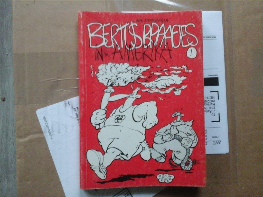 ns5-bertus braafjes in amerika-goede staat, Eén stripboek, Ophalen of Verzenden, Zo goed als nieuw
