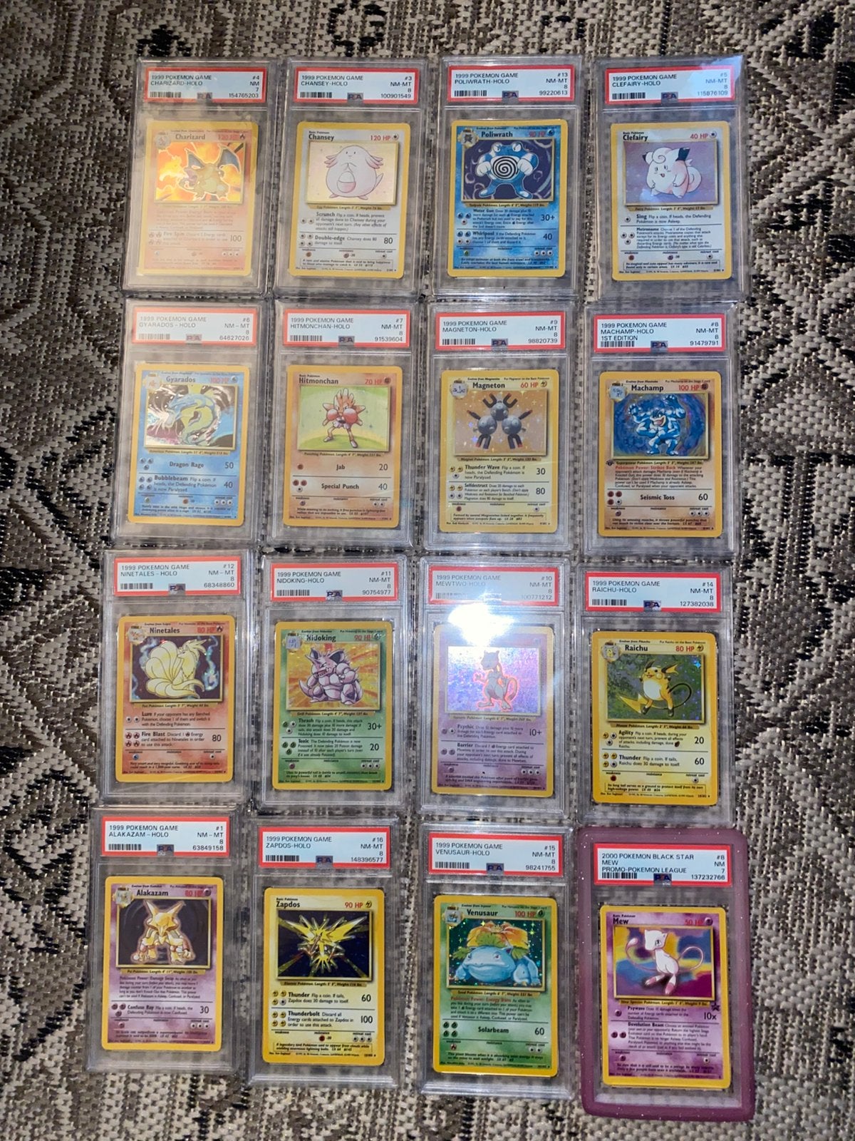 Pokemon base set psa, Ophalen of Verzenden, Zo goed als nieuw
