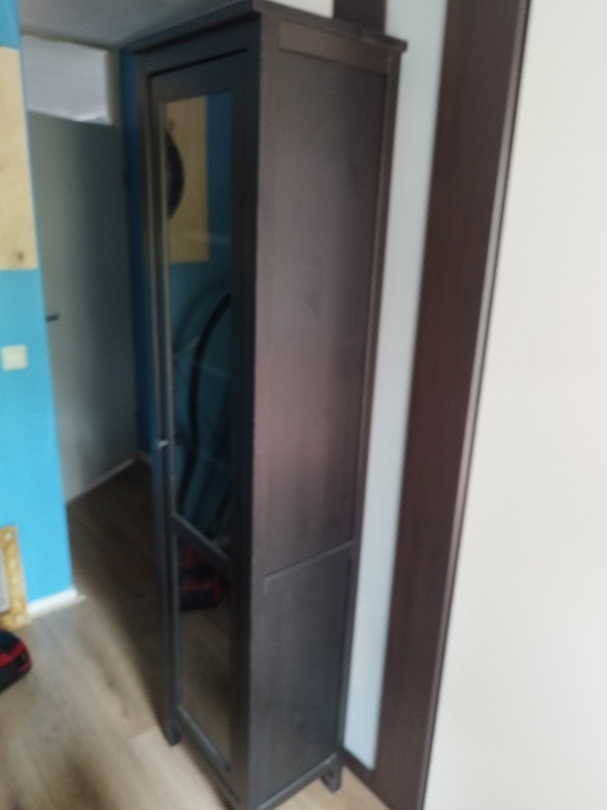 IKEA Hemnes kast met deur en een zonder deur 2 stuks, Ophalen, Minder dan 50 cm, Modern, Scandinavisch, Glas