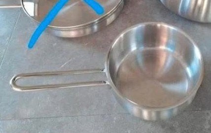 Sola steelpan,kookpan,melkpannetje,steelpannetje, Ophalen of Verzenden, Gebruikt, Rvs, Kookpan