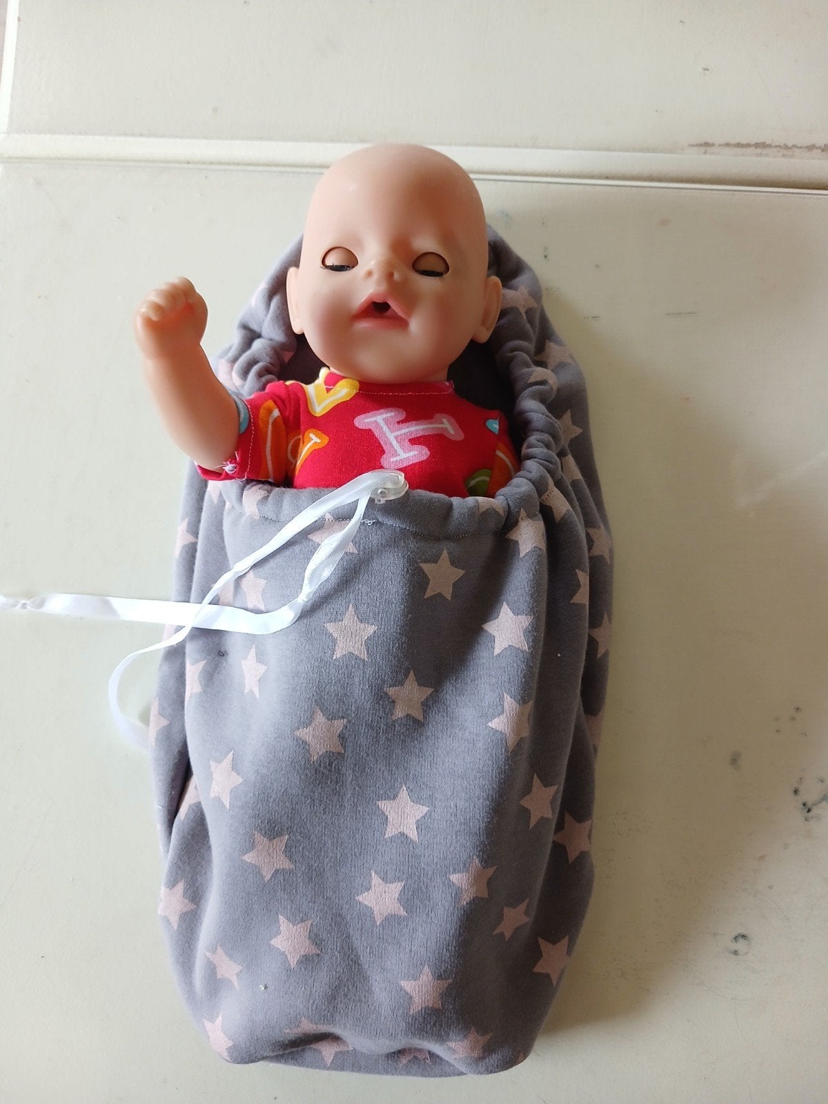 mooie buggyzak jurk baby born pop 36/38, Ophalen of Verzenden, Nieuw, Babypop
