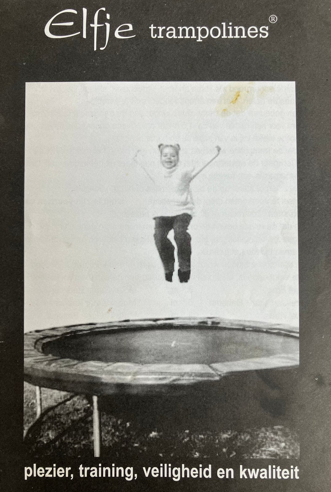 Gratis Elfje trampoline, Ophalen, Gebruikt