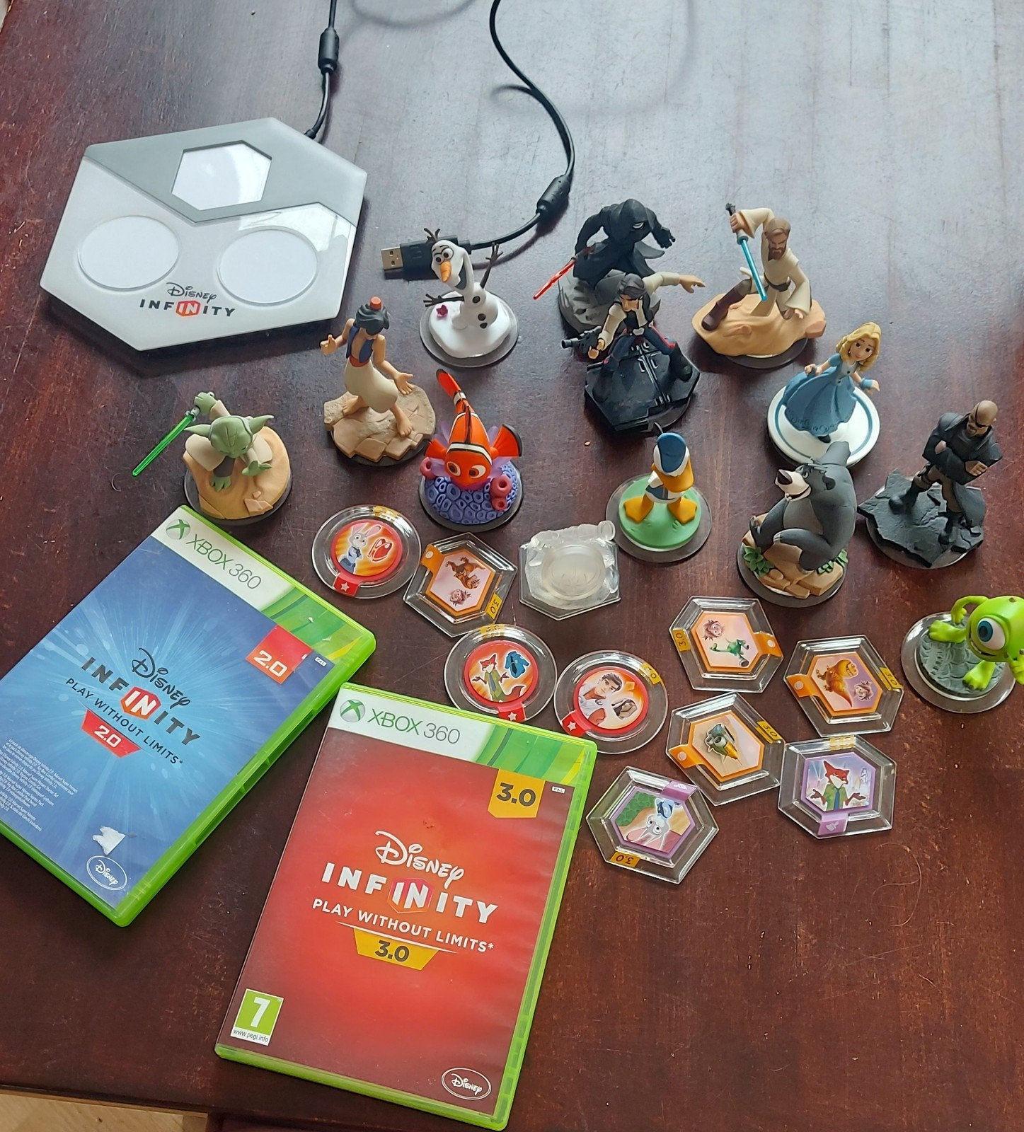 Disney Infinity 2.0 & 3.0 Xbox 360 met Figuren en Base, Avontuur en Actie, 2 spelers, Eén computer, Ophalen of Verzenden