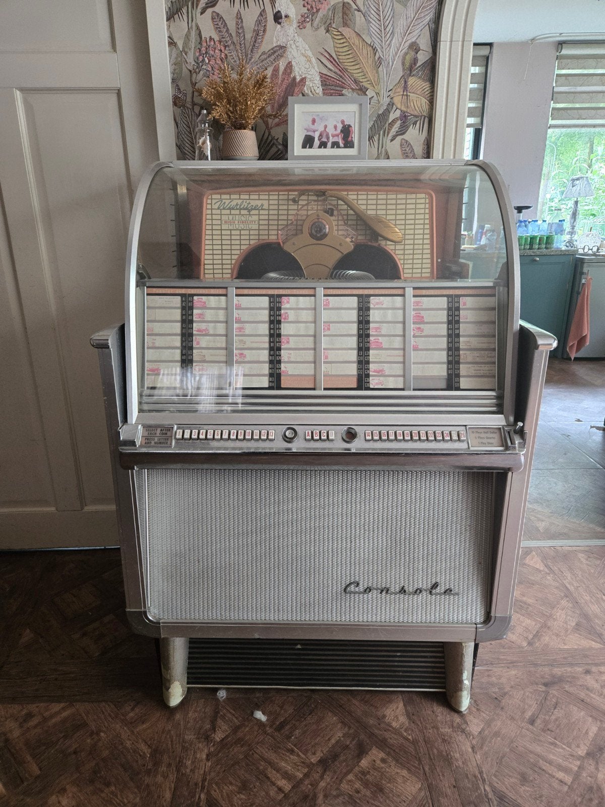 Jukebox. Wurldlitzer ui 1958 In orginele staat, Ophalen of Verzenden, Gebruikt, 1950 tot 1960