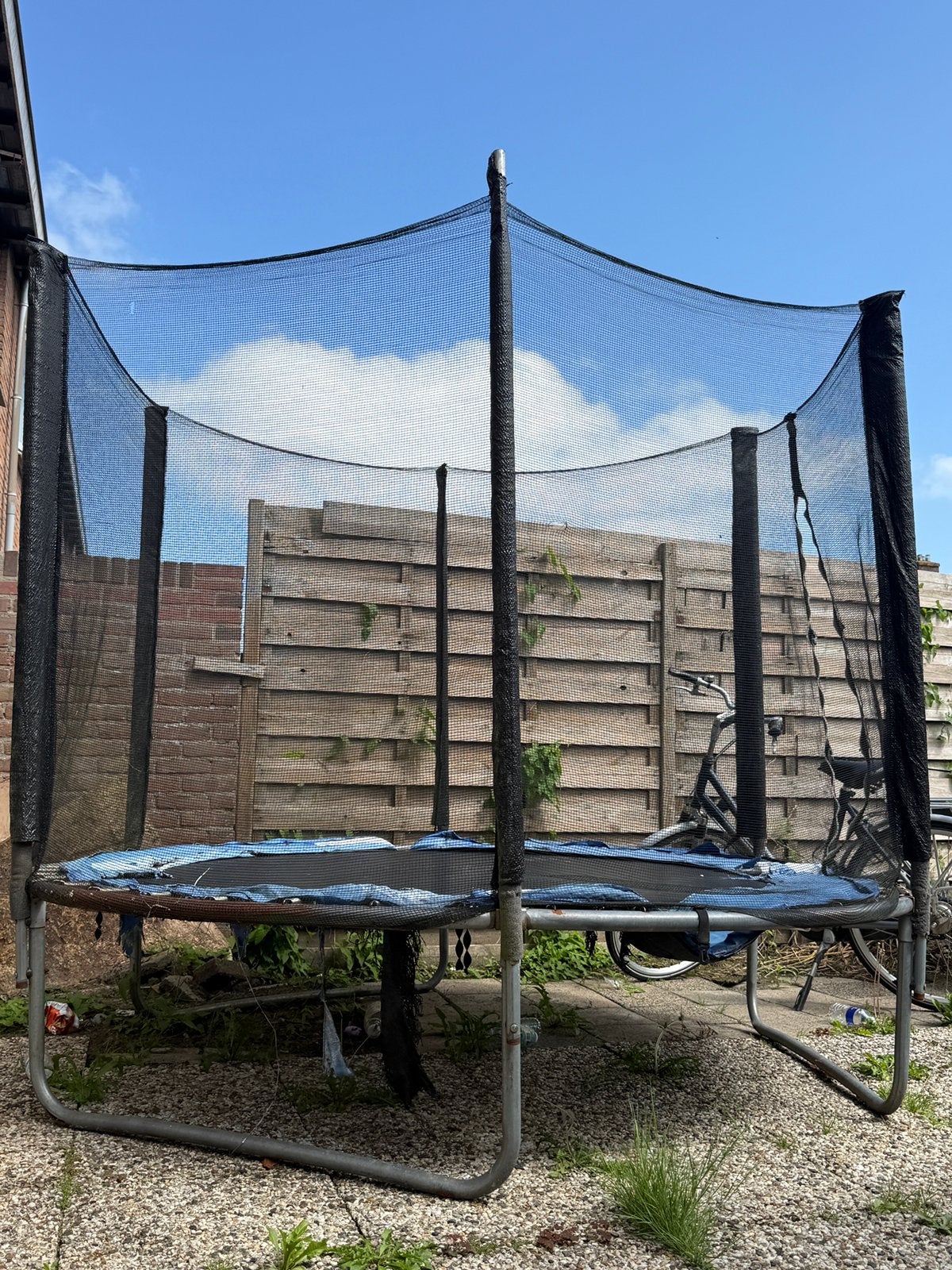 Trampoline, Kinderen en Baby's, Speelgoed | Buiten | Trampolines, Ophalen, Gebruikt