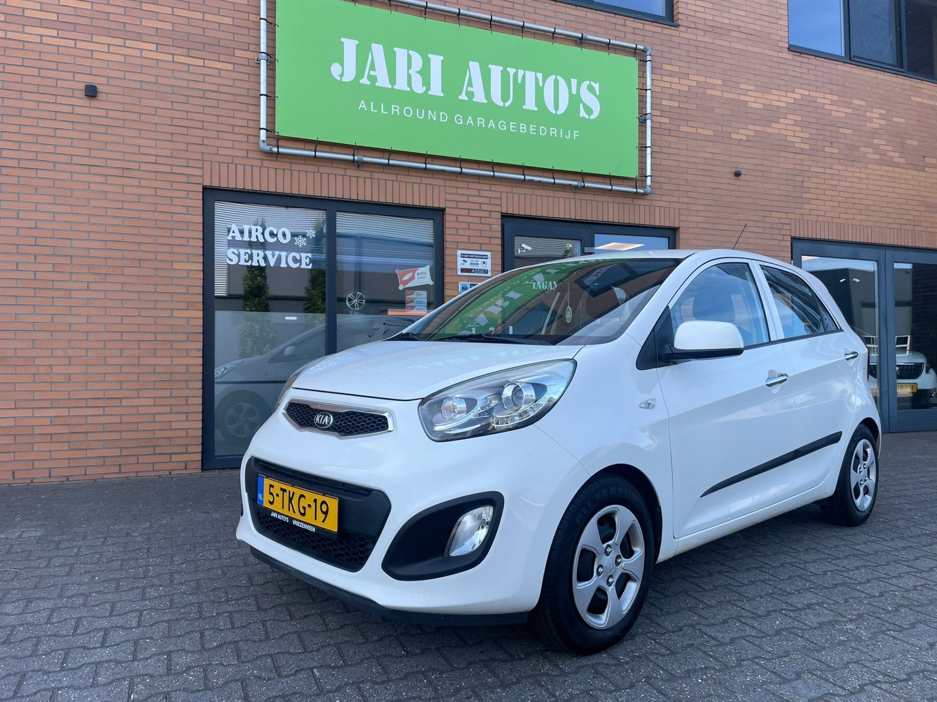 Kia Picanto 1.0 CVVT BusinessLine Airco, zuinig rijden, Voorwielaandrijving, Euro 5, Stof, Gebruikt