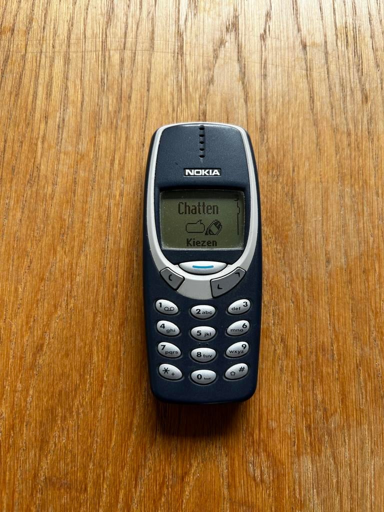 Nokia 3310, Blauw, Geen camera, Fysiek toetsenbord, Ophalen of Verzenden