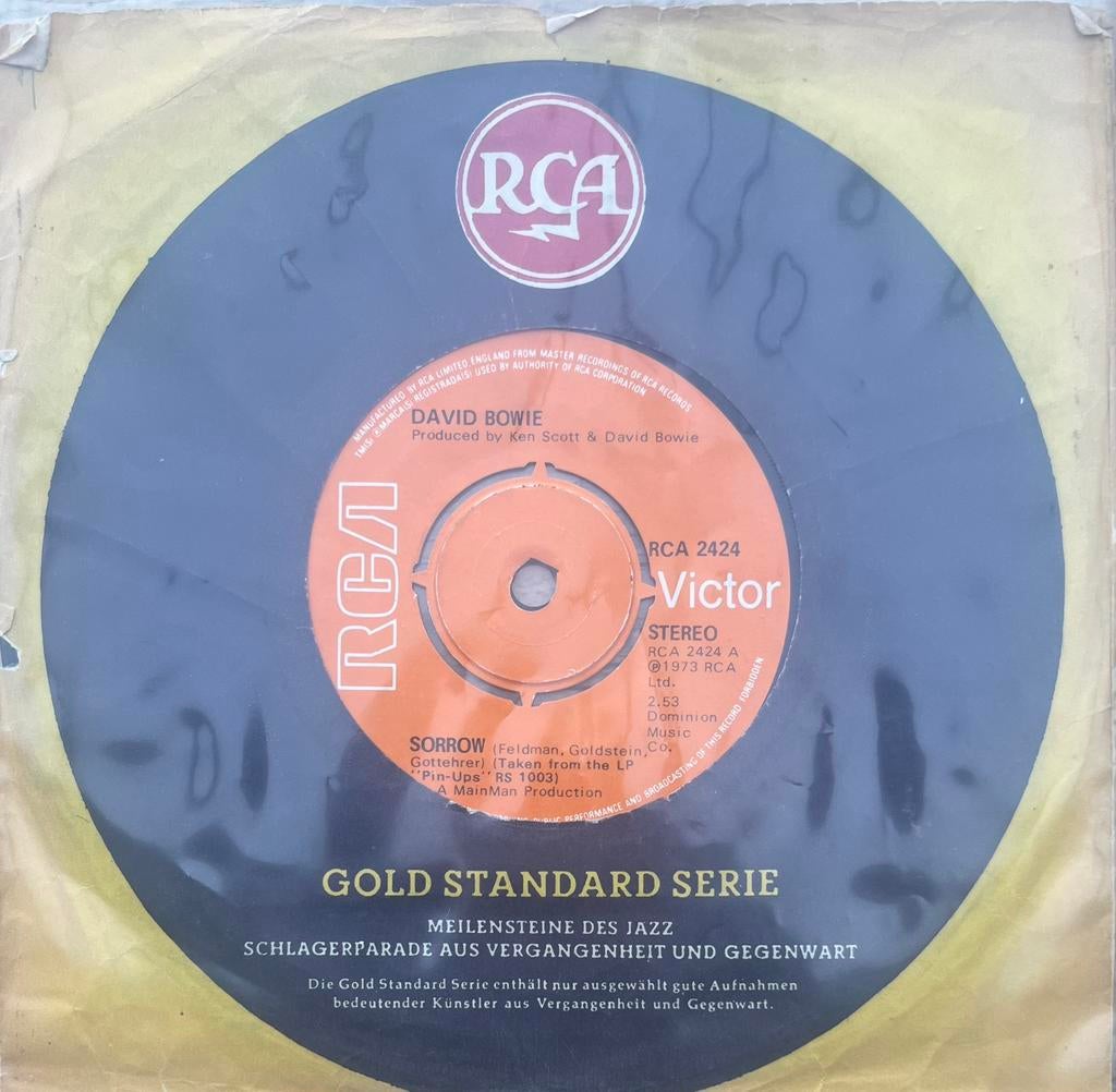 SINGLE David Bowie - Sorrow/Amsterdam, Ophalen of Verzenden, Zo goed als nieuw, Pop