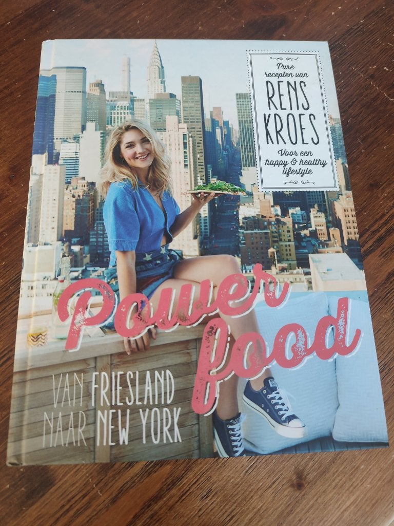 Kookboek Powerfood ,Van Friesland naar New York te koop!, Ophalen of Verzenden, Zo goed als nieuw, Rens Kroes