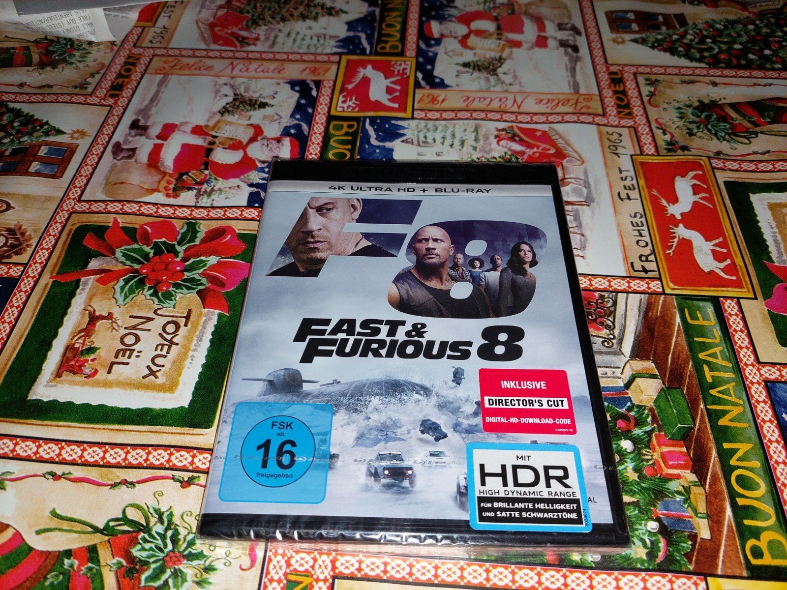 Fast & Furious 8-4K Ultra HD + Blu Ray's Nieuw In Verpakking, Cd's en Dvd's, Blu-ray, Vanaf 16 jaar, Duits, Film, Duits