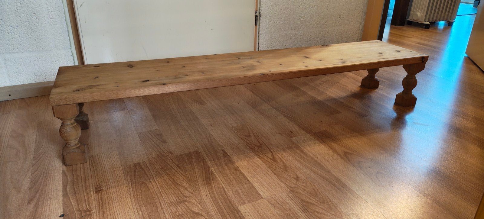 lage tafel van hout hoogte 40 cm, Huis en Inrichting, Tafels | Salontafels, Ophalen, Overige houtsoorten, 100 tot 150 cm, 100 tot 150 cm