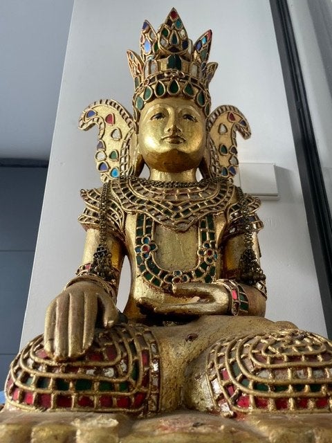 Grote boeddha uit Indonesië, ANTIEK, Ophalen