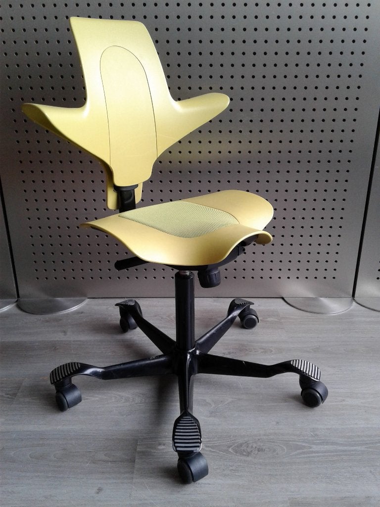 9x HAG Capisco Puls 8010 (Medium) (Groen), Zeer Mooi!, Huis en Inrichting, Bureaustoelen, https://www.flokk.com/nl/netherlands/hag