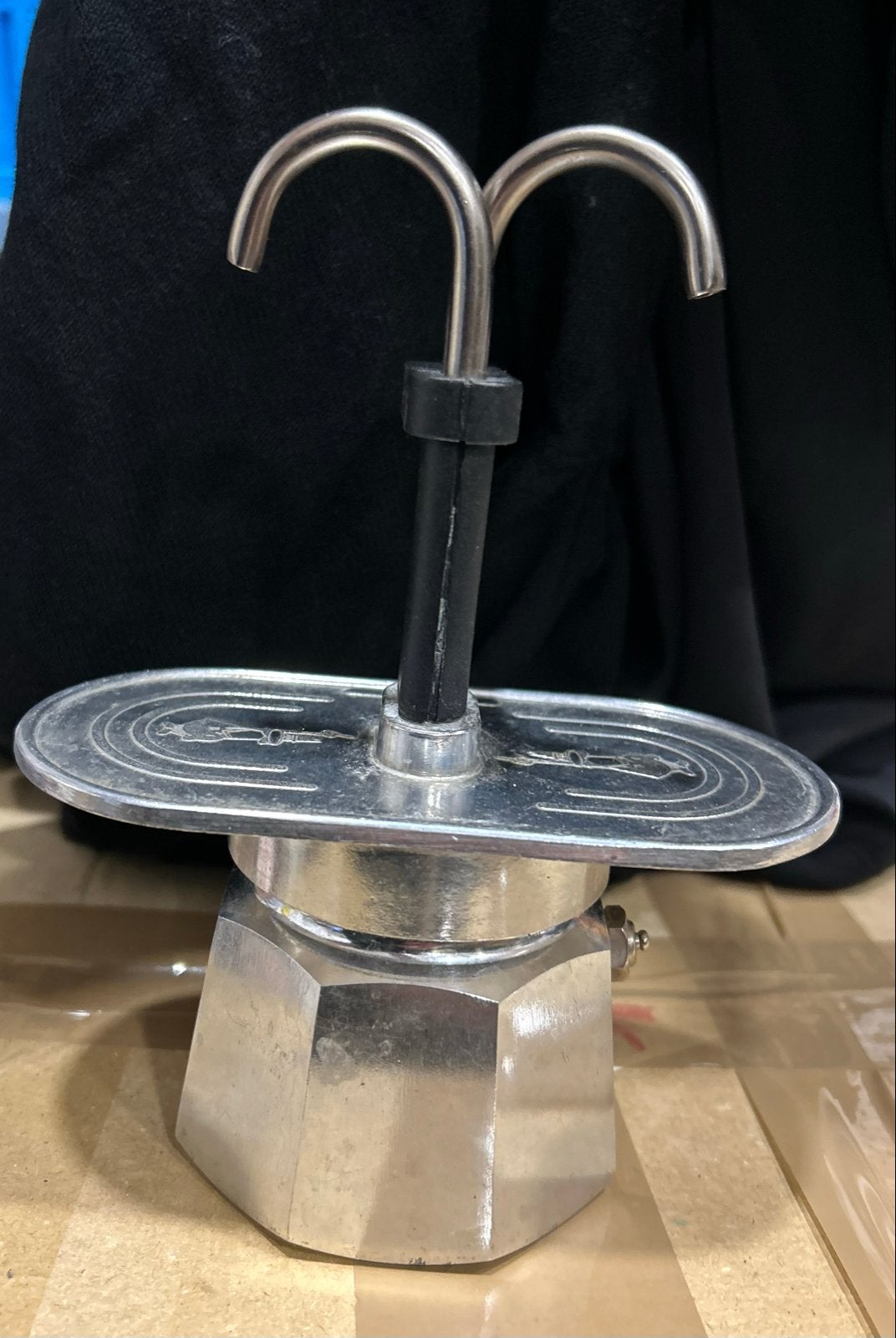 Vintage Bialetti Percolator - Moka Express, Gebruikt, Overige modellen, ., Gemalen koffie