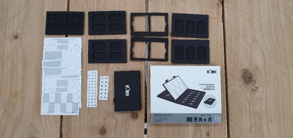 Kiwi Memory card case / cardcase, CF, CF-EXP A, NS, MSD, SD, Overige typen, Zo goed als nieuw, Overige, Nvt