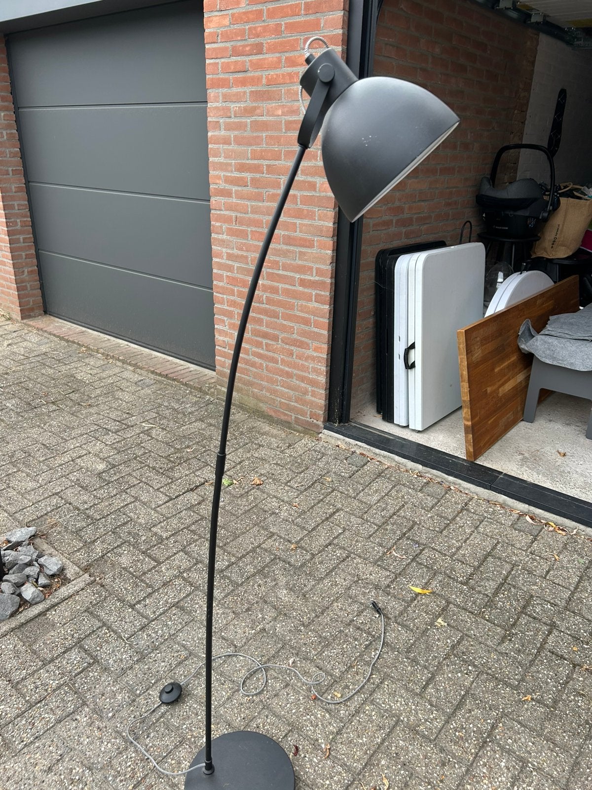 Staande lamp zwart, Ophalen, Zo goed als nieuw, 150 tot 200 cm