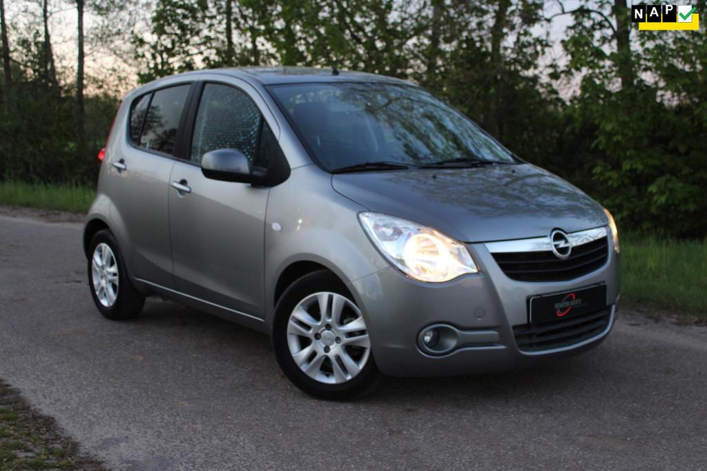 Opel Agila 1.2 Edition Automaat! 25DKM NAP!, 4 cilinders, Origineel Nederlands, Bedrijf, Grijs