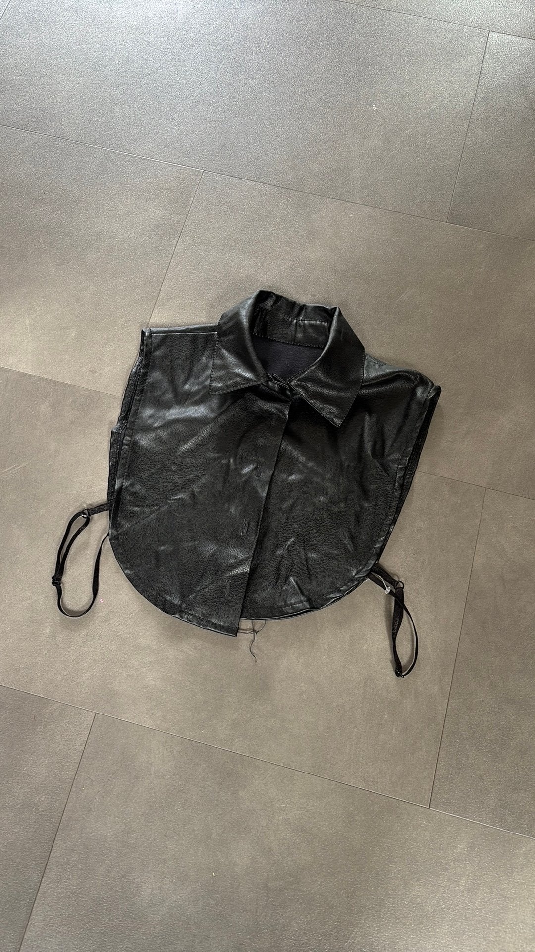 Trendy kraagje van imitatieleer – one size, Kleding | Dames, ., Ophalen of Verzenden, Zo goed als nieuw, .