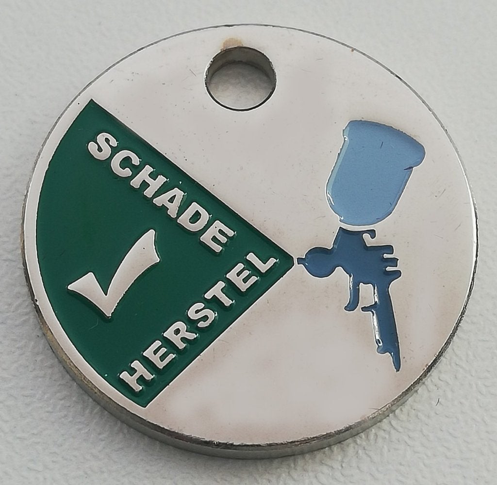 Winkelwagenmuntje voordelig spuitwerk voor autoschadeherstel, Verzamelen, Winkelwagenmuntjes, Ophalen of Verzenden