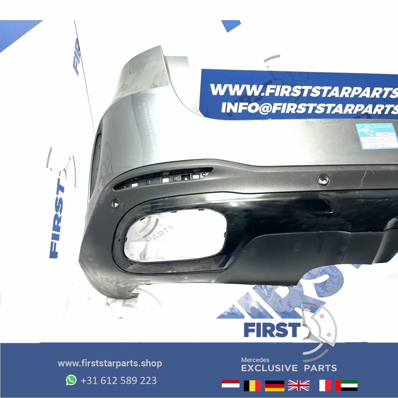 W167 V167 GLE AMG LINE ACHTERBUMPER A1678851103 GLE43 GLE53, Gebruikt, -, Ophalen of Verzenden, Achter