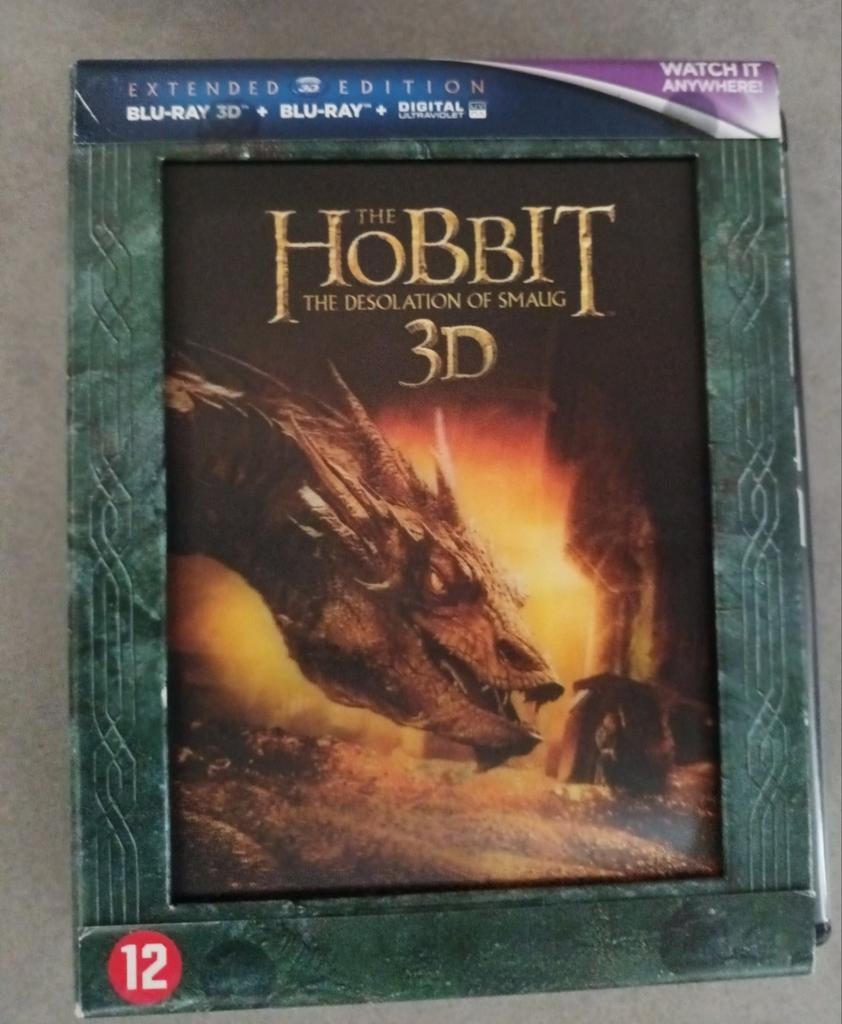 Blu ray 3d The Hobbit Desolation of Smaug, Cd's en Dvd's, Ophalen of Verzenden, Zo goed als nieuw